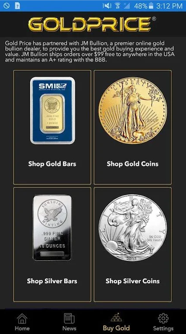 GoldPriceLive实时金价5