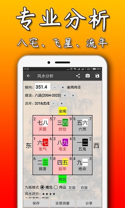3D罗盘指南针风水罗盘0